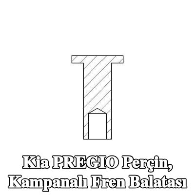 TEXTAR Perçin, kampanalı fren balatası — Kia Pregio