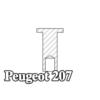 TEXTAR برشام، بطانة فرامل الأسطوانة — Peugeot 207