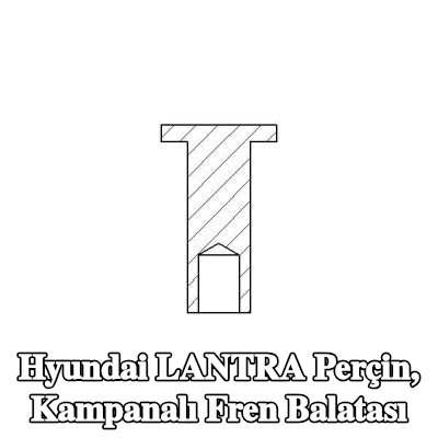 TEXTAR Perçin, kampanalı fren balatası — Hyundai Lantra