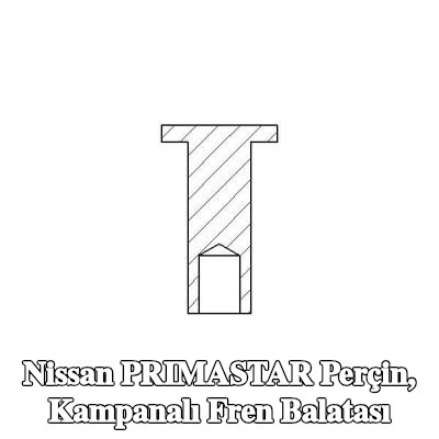 TEXTAR Perçin, kampanalı fren balatası — Nissan Primastar