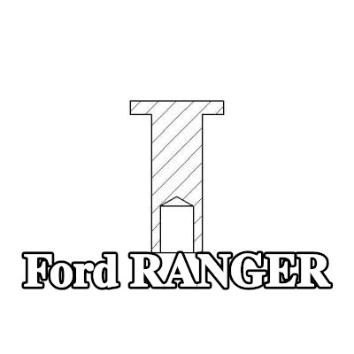 TEXTAR برشام، بطانة فرامل الأسطوانة — Ford Ranger