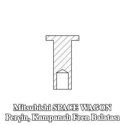 TEXTAR Perçin, kampanalı fren balatası — Mitsubishi Space Wagon