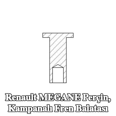 TEXTAR Perçin, kampanalı fren balatası — Renault Megane