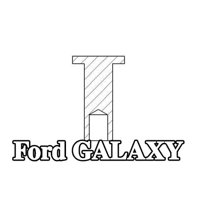 TEXTAR برشام، بطانة فرامل الأسطوانة — Ford Galaxy