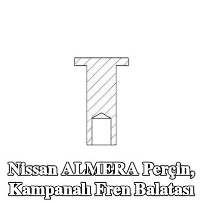 TEXTAR Perçin, kampanalı fren balatası — Nissan Almera