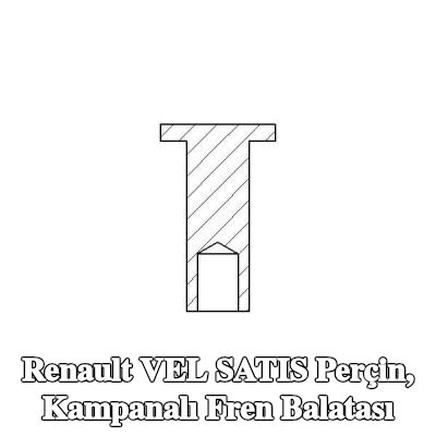 TEXTAR Perçin, kampanalı fren balatası — Renault Vel Satis
