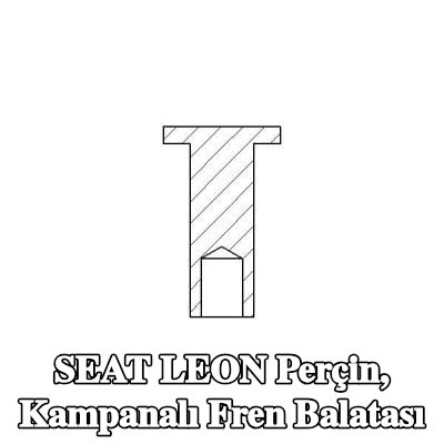 TEXTAR Perçin, kampanalı fren balatası — SEAT Leon