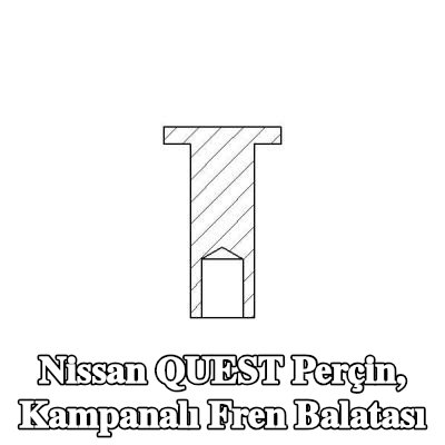 TEXTAR Perçin, kampanalı fren balatası — Nissan Quest
