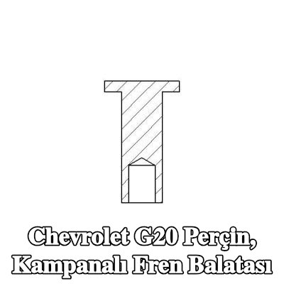 TEXTAR Perçin, kampanalı fren balatası — Chevrolet G20