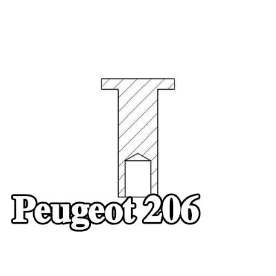 TEXTAR برشام، بطانة فرامل الأسطوانة — Peugeot 206