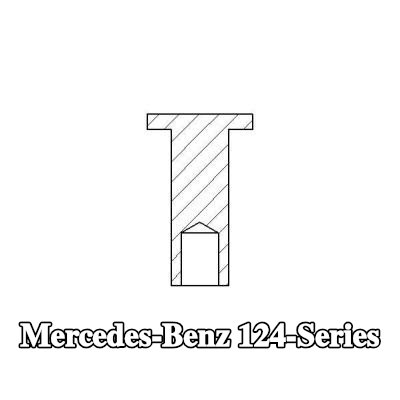 TEXTAR برشام، بطانة فرامل الأسطوانة — Mercedes-Benz 124-Series