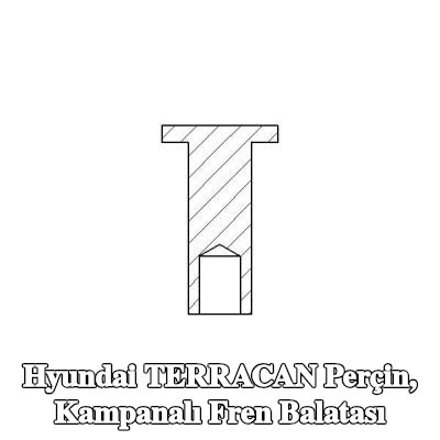 TEXTAR Perçin, kampanalı fren balatası — Hyundai Terracan
