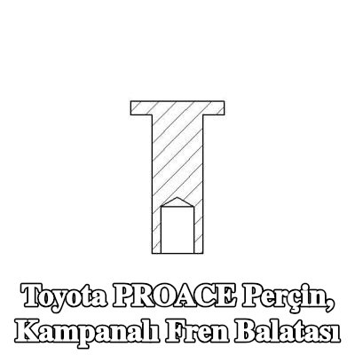 TEXTAR Perçin, kampanalı fren balatası — Toyota Proace