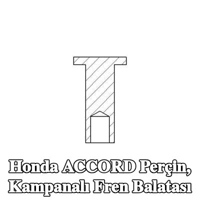 TEXTAR Perçin, kampanalı fren balatası — Honda Accord