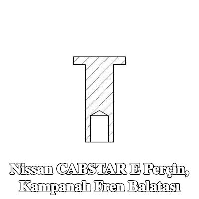 TEXTAR Perçin, kampanalı fren balatası — Nissan Cabstar E