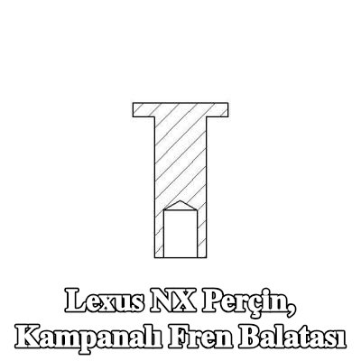TEXTAR Perçin, kampanalı fren balatası — Lexus Nx