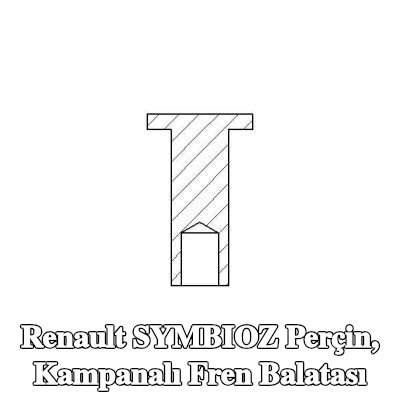 TEXTAR Perçin, kampanalı fren balatası — Renault Symbioz