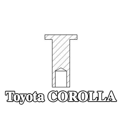 TEXTAR برشام، بطانة فرامل الأسطوانة — Toyota Corolla