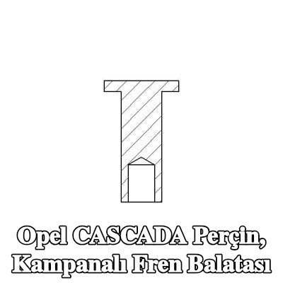 TEXTAR Perçin, kampanalı fren balatası — Opel Cascada