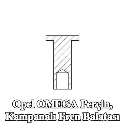 TEXTAR Perçin, kampanalı fren balatası — Opel Omega
