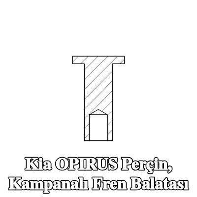 TEXTAR Perçin, kampanalı fren balatası — Kia Opirus