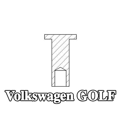 TEXTAR برشام، بطانة فرامل الأسطوانة — Volkswagen Golf