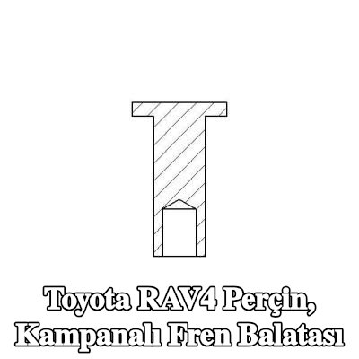 TEXTAR Perçin, kampanalı fren balatası — Toyota Rav4