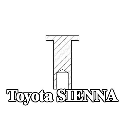 TEXTAR برشام، بطانة فرامل الأسطوانة — Toyota Sienna