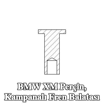 TEXTAR Perçin, kampanalı fren balatası — BMW Xm