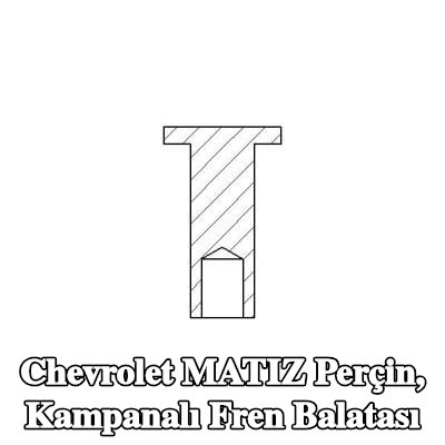 TEXTAR Perçin, kampanalı fren balatası — Chevrolet Matiz