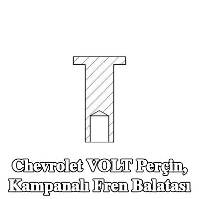 TEXTAR Perçin, kampanalı fren balatası — Chevrolet Volt