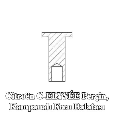 TEXTAR Perçin, kampanalı fren balatası — Citroën C-elysée