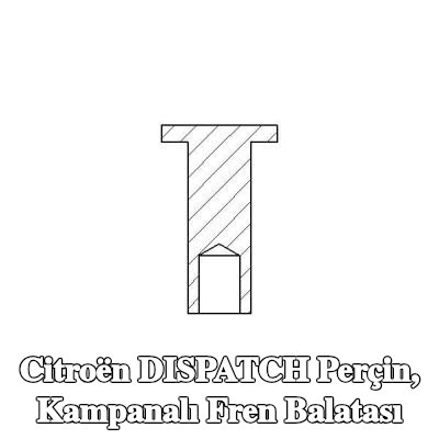TEXTAR Perçin, kampanalı fren balatası — Citroën Dispatch
