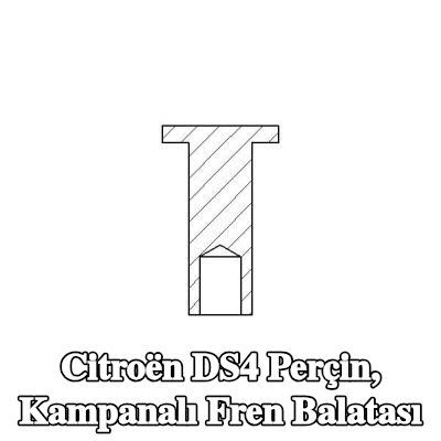 TEXTAR Perçin, kampanalı fren balatası — Citroën Ds4