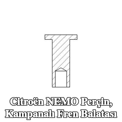 TEXTAR Perçin, kampanalı fren balatası — Citroën Nemo