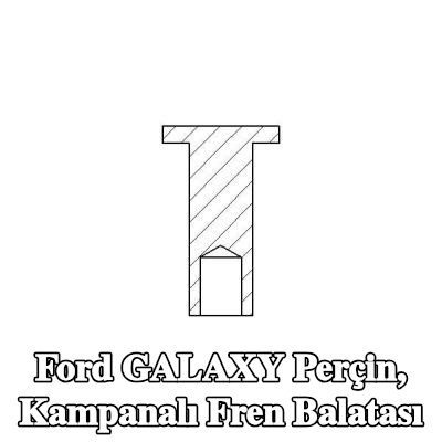 TEXTAR Perçin, kampanalı fren balatası — Ford Galaxy
