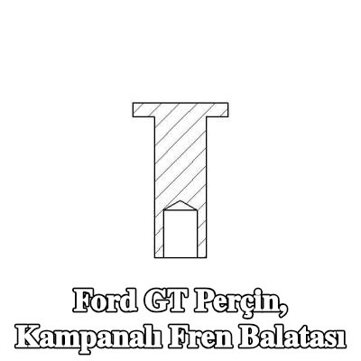 TEXTAR Perçin, kampanalı fren balatası — Ford Gt