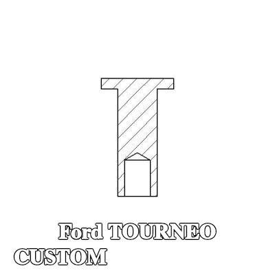 TEXTAR برشام، بطانة فرامل الأسطوانة — Ford Tourneo Custom