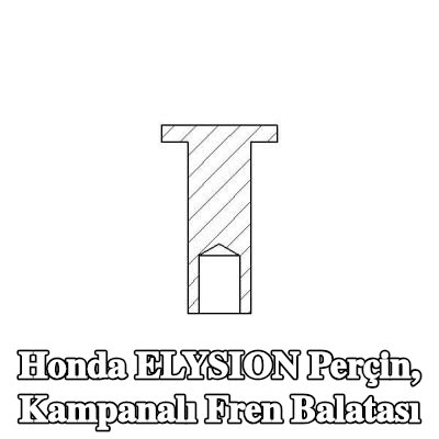 TEXTAR Perçin, kampanalı fren balatası — Honda Elysion