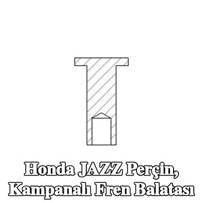 TEXTAR Perçin, kampanalı fren balatası — Honda Jazz