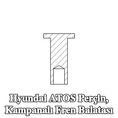 TEXTAR Perçin, kampanalı fren balatası — Hyundai Atos