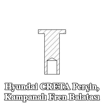 TEXTAR Perçin, kampanalı fren balatası — Hyundai Creta