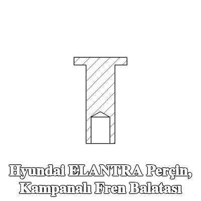 TEXTAR Perçin, kampanalı fren balatası — Hyundai Elantra