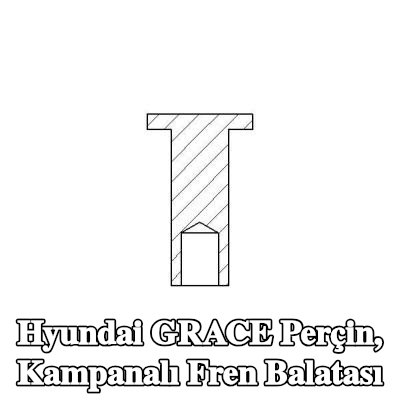 TEXTAR Perçin, kampanalı fren balatası — Hyundai Grace