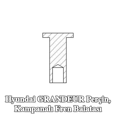 TEXTAR Perçin, kampanalı fren balatası — Hyundai Grandeur