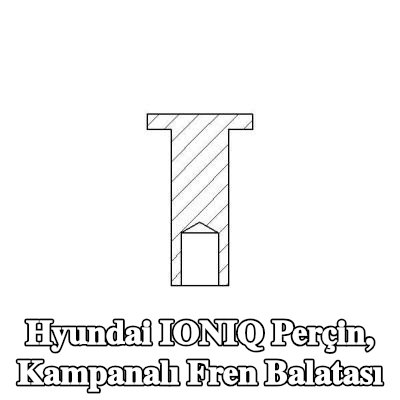 TEXTAR Perçin, kampanalı fren balatası — Hyundai Ioniq