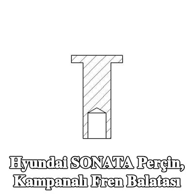 TEXTAR Perçin, kampanalı fren balatası — Hyundai Sonata