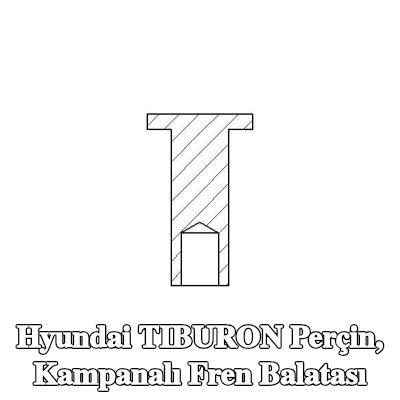 TEXTAR Perçin, kampanalı fren balatası — Hyundai Tiburon