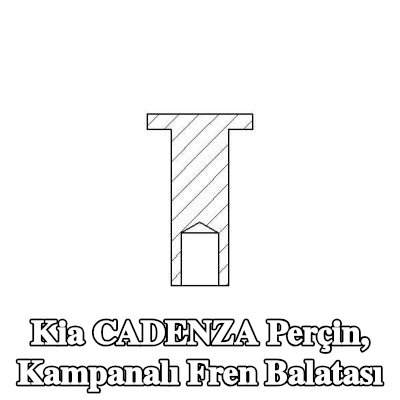 TEXTAR Perçin, kampanalı fren balatası — Kia Cadenza