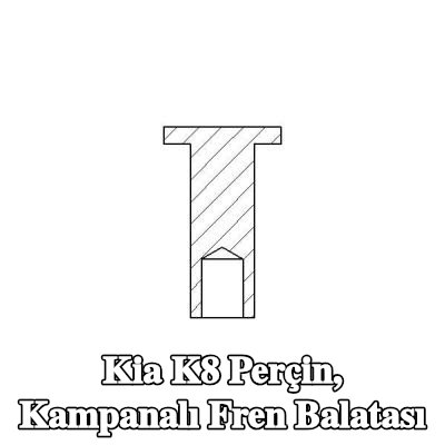 TEXTAR Perçin, kampanalı fren balatası — Kia K8